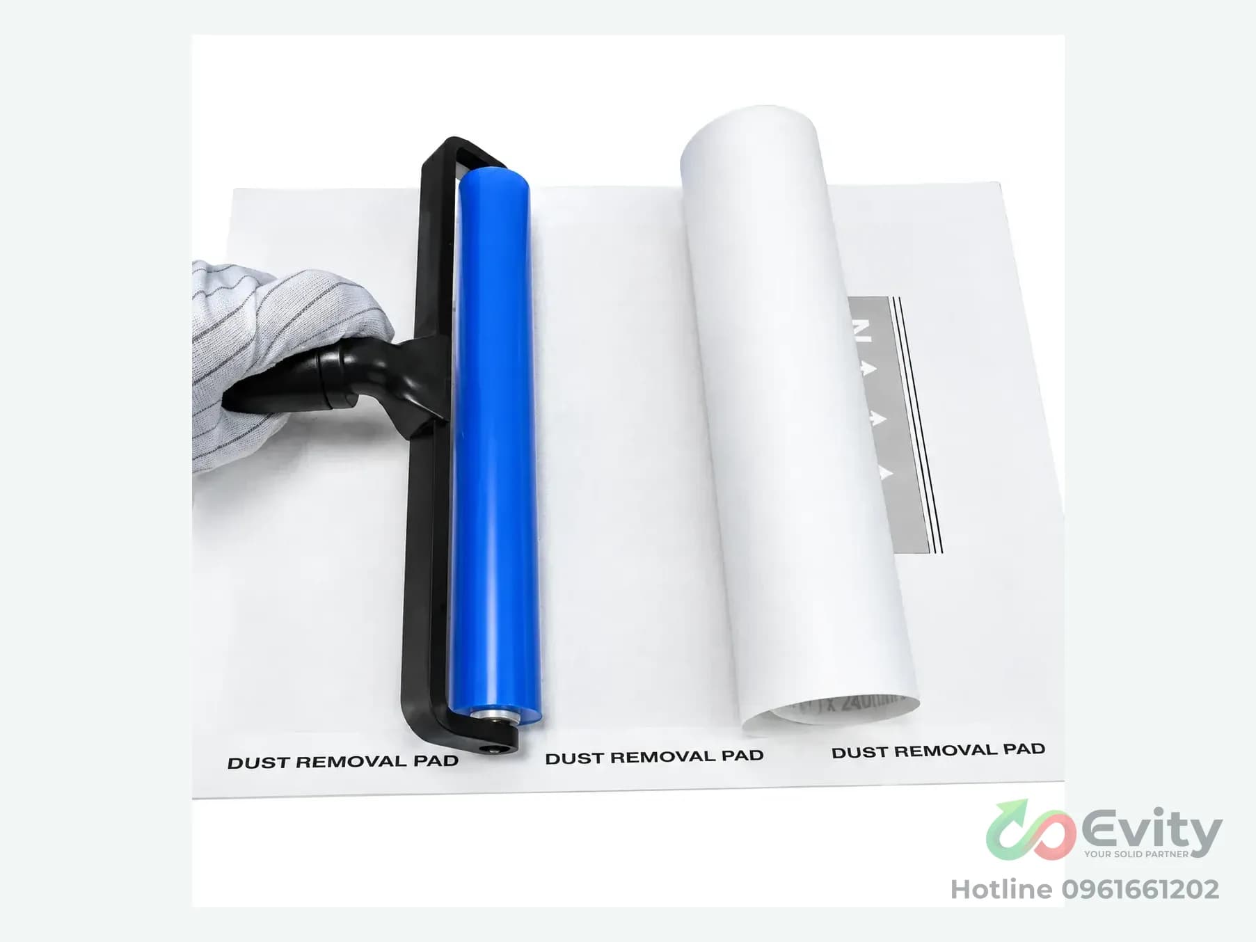 Sổ Giấy Dính Bụi DCR Pad Màng PVC Cho Con Lăn Silicone – ảnh 1