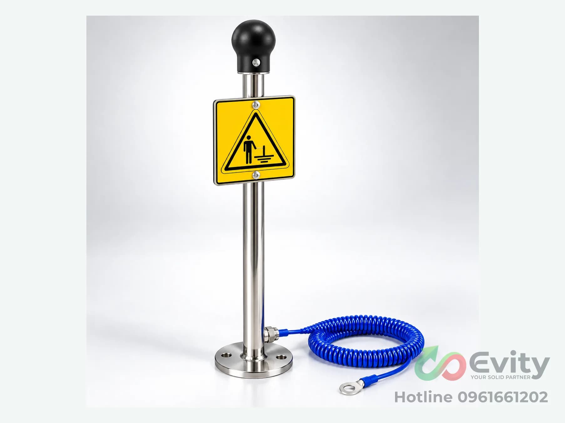 Cọc inox chống tĩnh điện ESD bằng thép không gỉ xả tĩnh điện