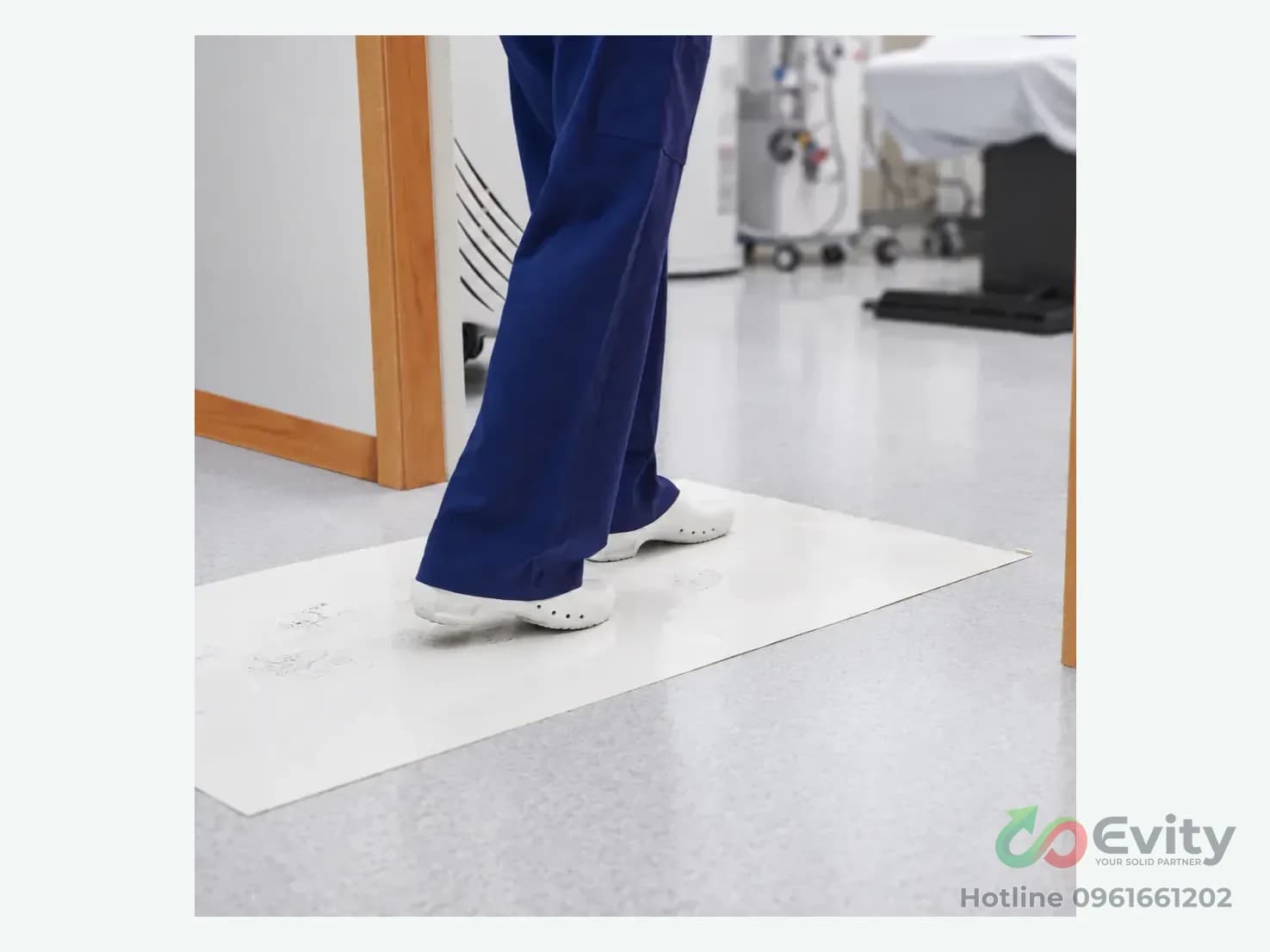 Thảm Dính Bụi Sticky Mat LDPE Màu Trắng 30 Lớp / 60 Lớp
