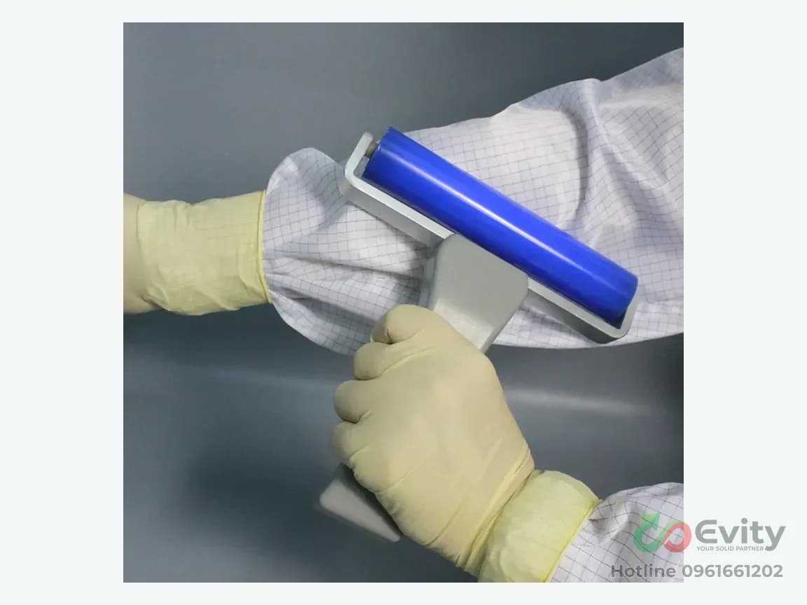 Con Lăn Dính Bụi Silicone Chống Tĩnh Điện ESD 4" Giặt Rửa Được – ảnh 1