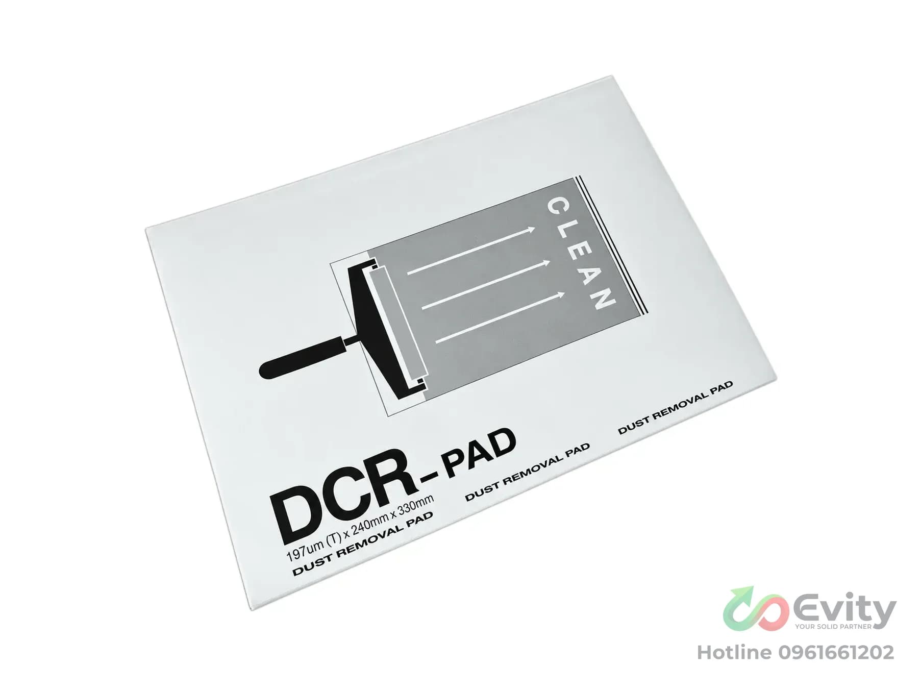Sổ Giấy Dính Bụi DCR Pad Màng PVC Cho Con Lăn Silicone