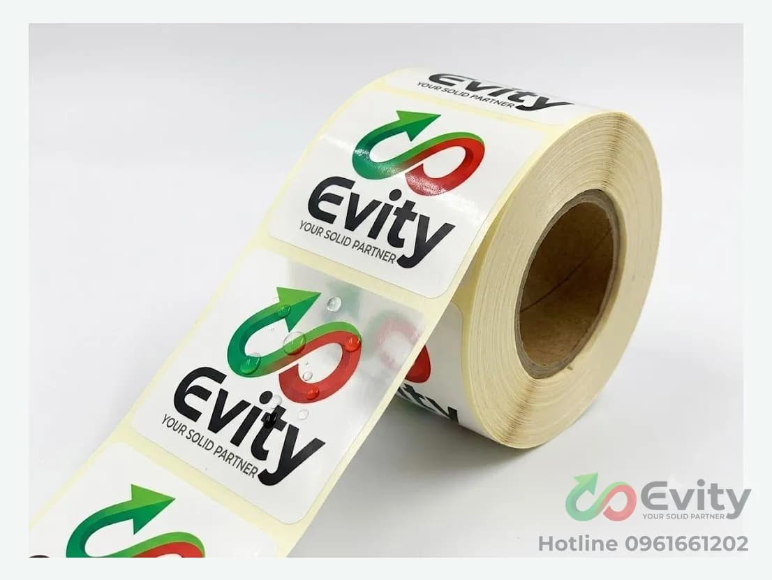 Decal trong suốt chống thấm nước, tăng nhận diện thương hiệu