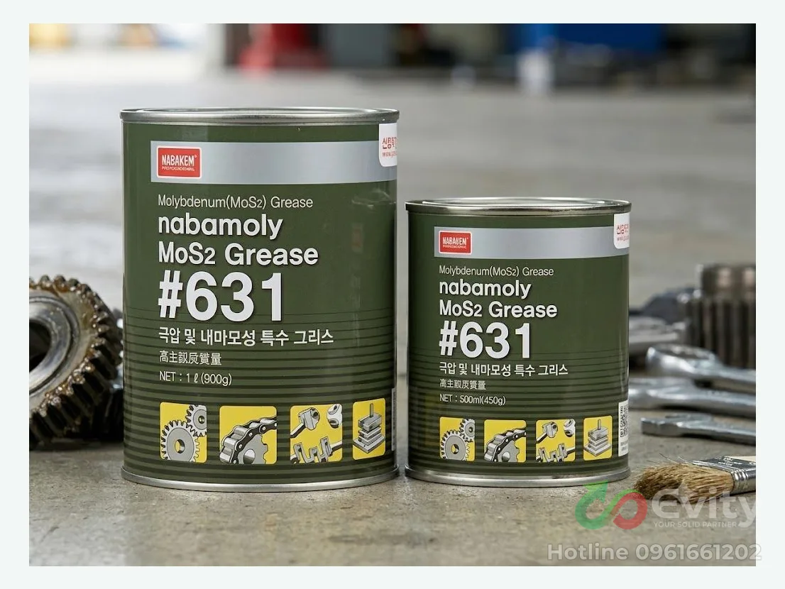 Mỡ bôi trơn bánh răng Nabakem Nabacoat 631 (500g / 1kg)