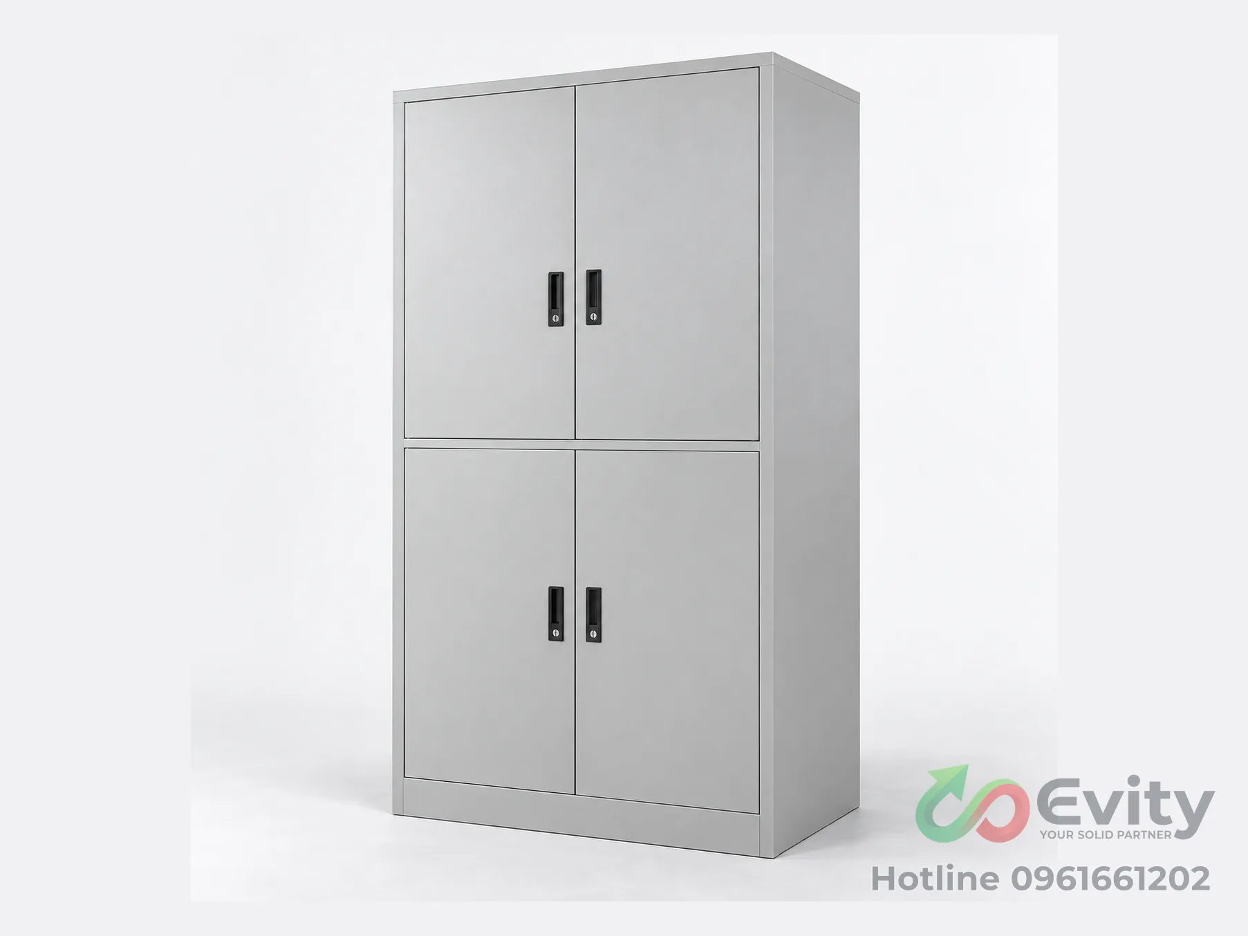 Tủ hồ sơ văn phòng 2–4 ngăn kéo trượt, có khóa an toàn – ảnh 1