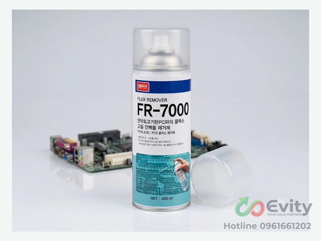 Hóa chất tẩy rửa mạch điện tử PCB Nabakem FR-7000 420ml
