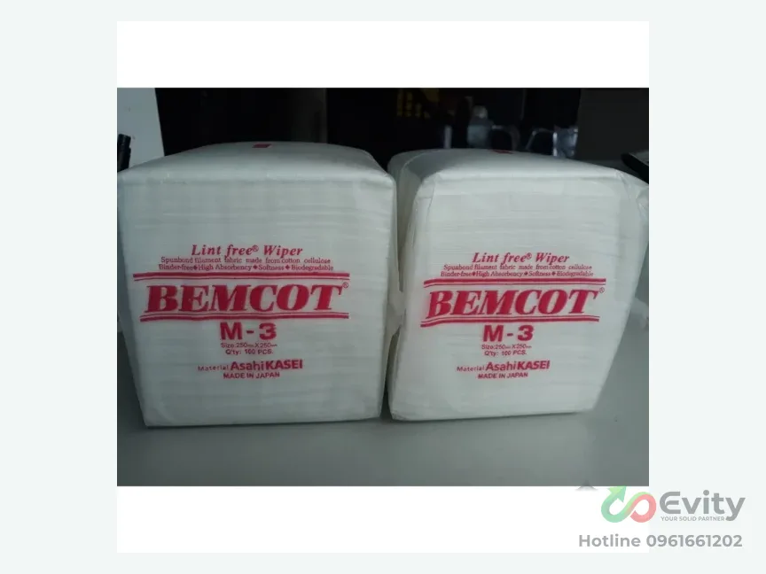 Khăn lau phòng sạch Bemcot M3 Asahi Kasei 100 tờ