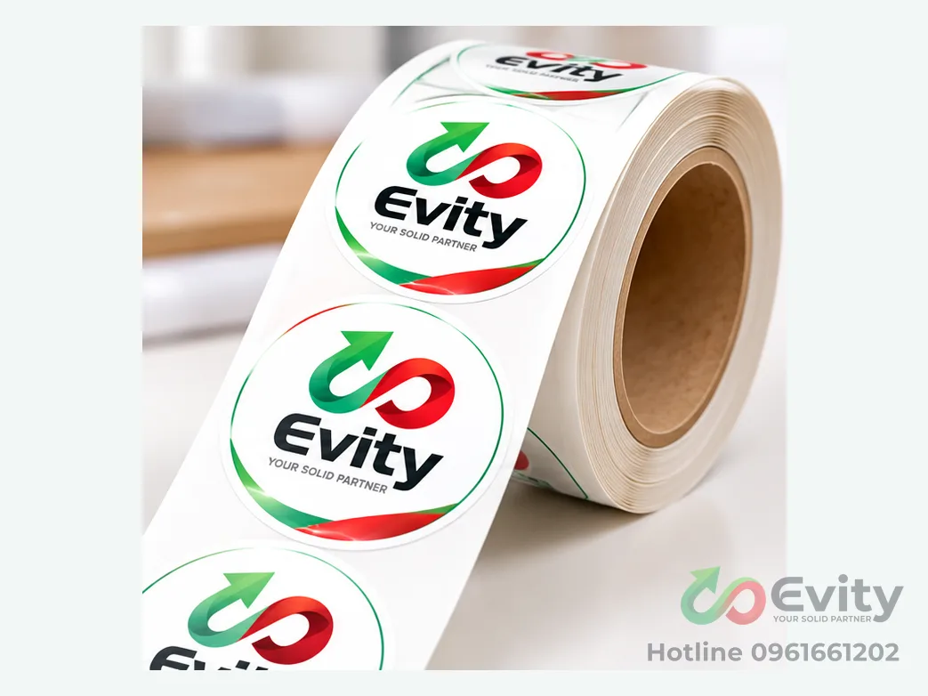 decal giay cuon evity